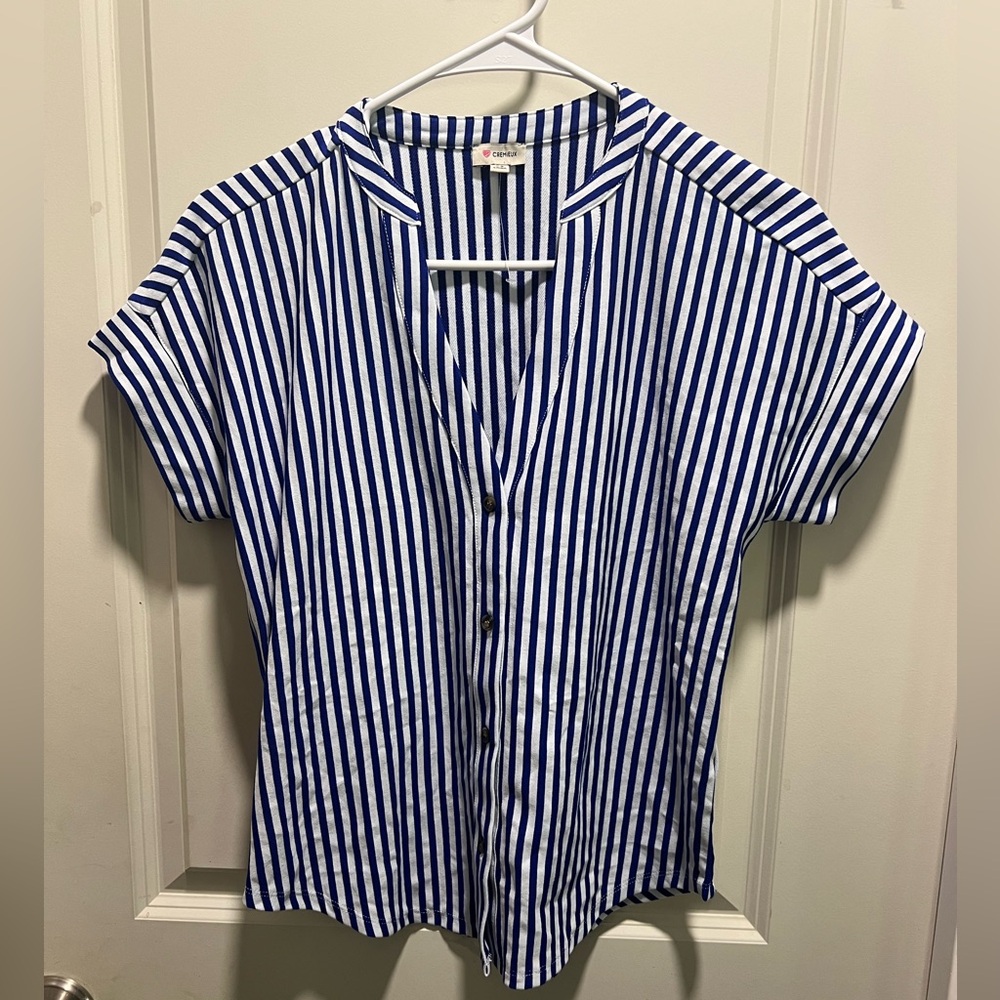 NWOT Daniel Cremieux striped blouse